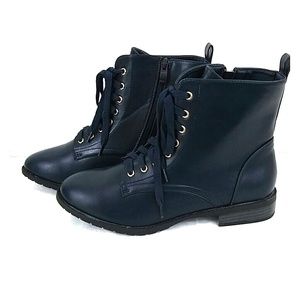 Italina Navy Combat Boot Size 10